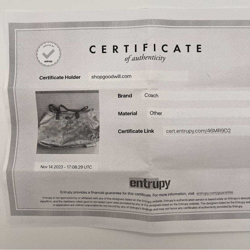 🥀 Coach Fabric Tote Weekender Bag & Matching Tote - Picture 14 of 14